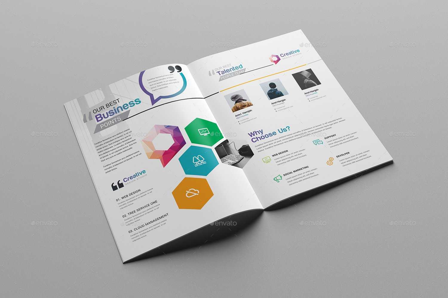 76+ Premium & Free Business Brochure Templates Psd To Regarding Creative Brochure Templates Free Download