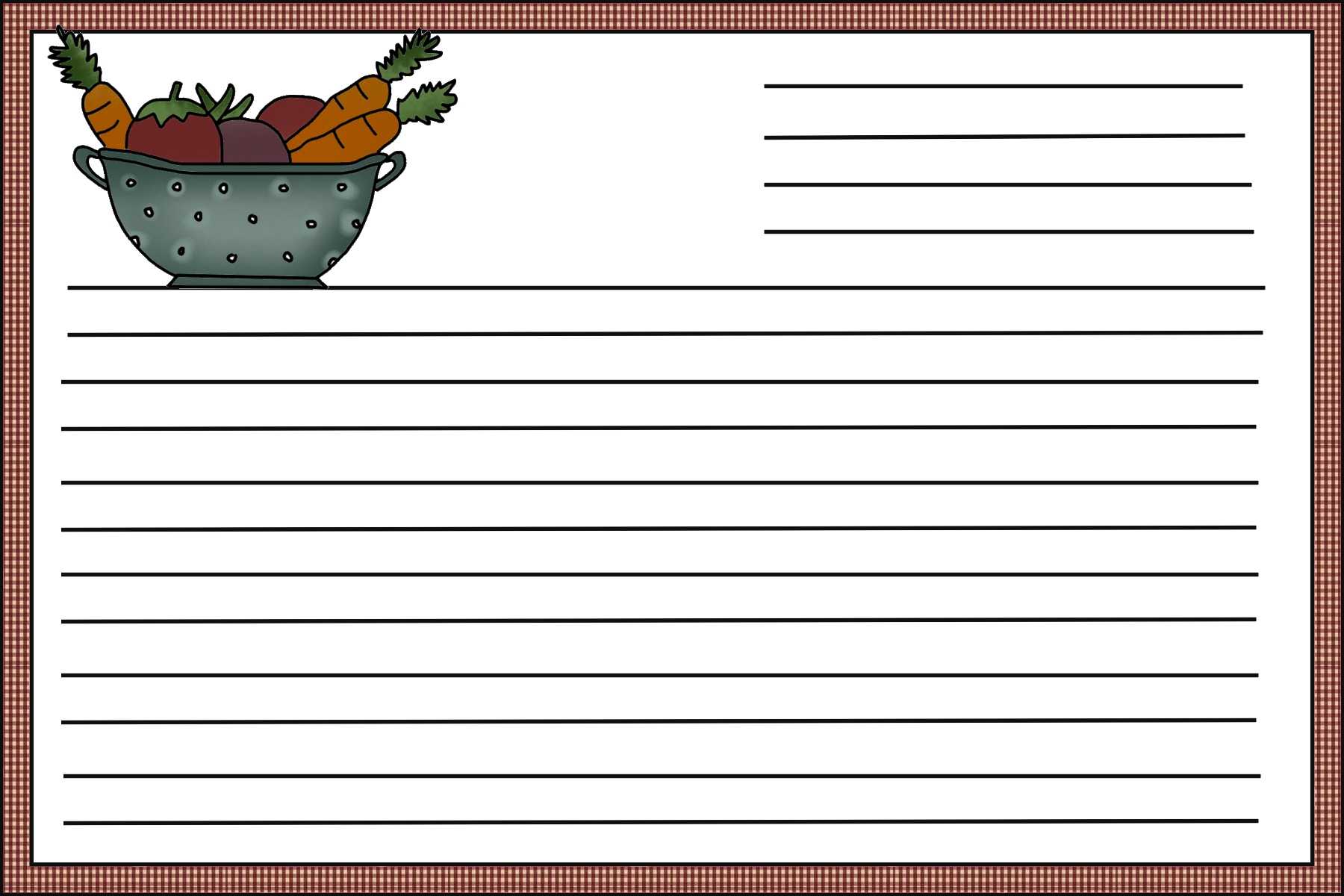 8 Free Recipe Card Templates Excel Pdf Formats Here Are My For 4X6 Photo Card Template Free