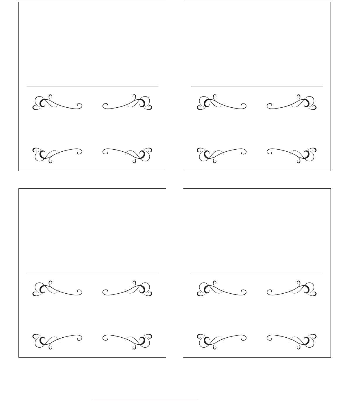 80 Printable Seating Card Template Free Download Templates Within Free Place Card Templates Download