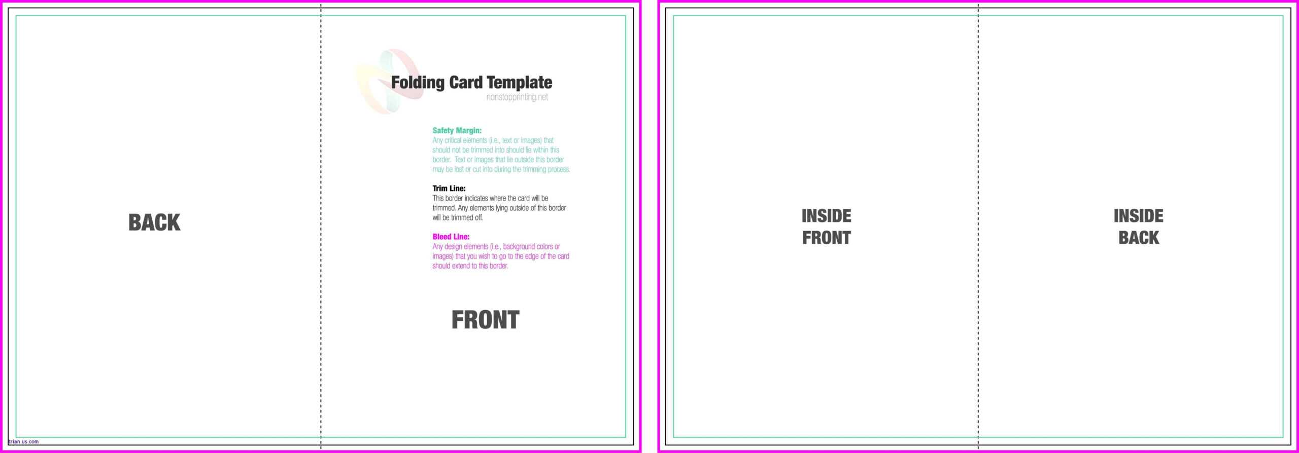 88 Create Blank Quarter Fold Card Template For Word Layouts With Regard To Quarter Fold Card Template