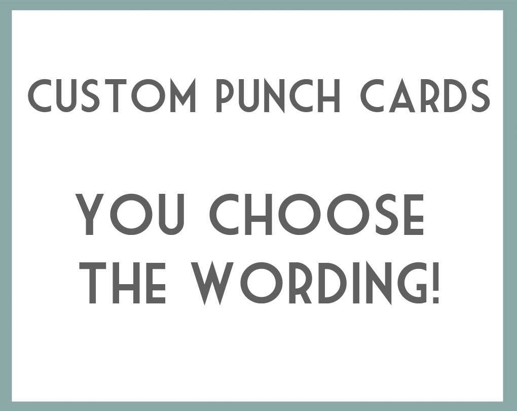 9 Best Images Of Printable Punch Cards – Free Printable In Free Printable Punch Card Template