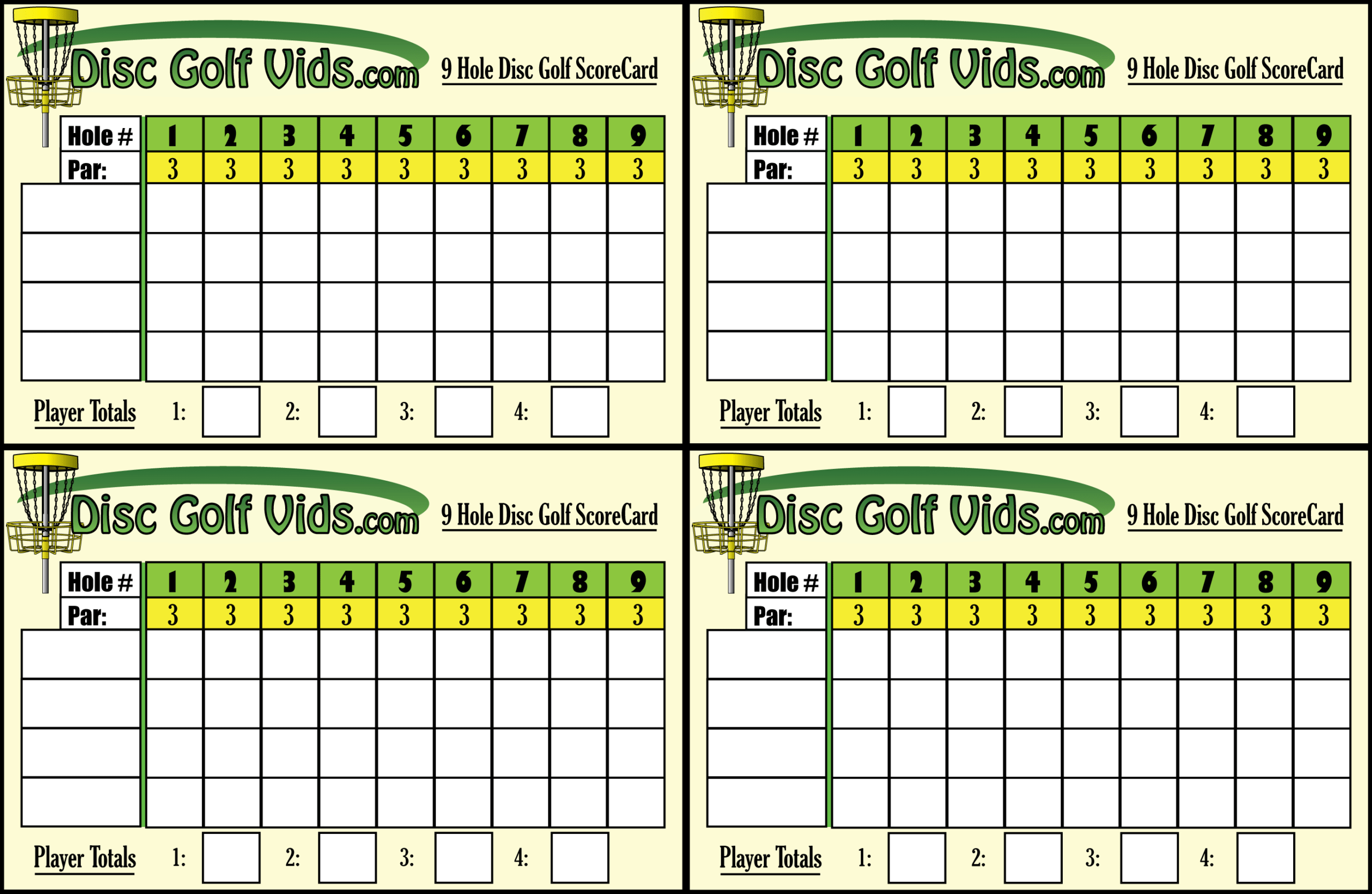 9 Hole Mini Golf Scorecard Template – A Pictures Of Hole 2018 In Golf Score Cards Template