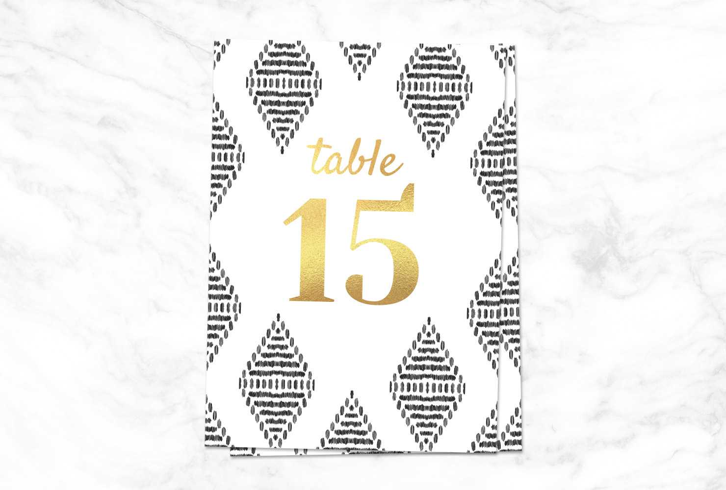 9 Printable Table Numbers To Add Elegance To Your Within Reserved Cards For Tables Templates