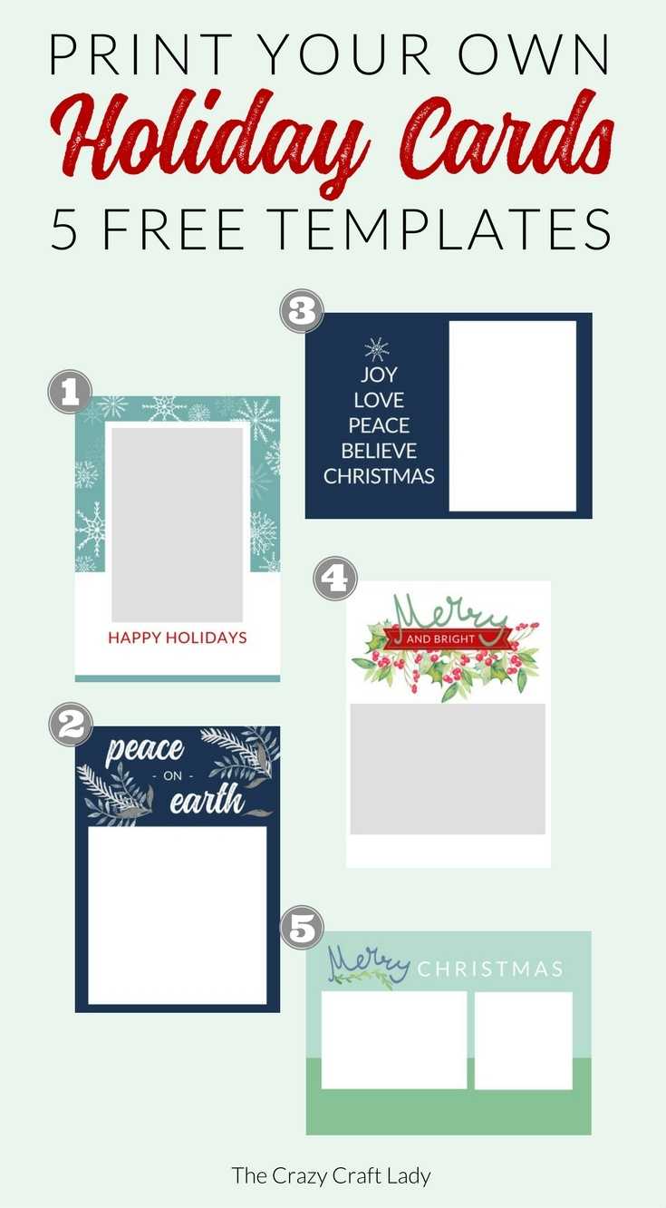 9Ca362 Free Printable Christmas Cards Templates | Wiring In Printable Holiday Card Templates