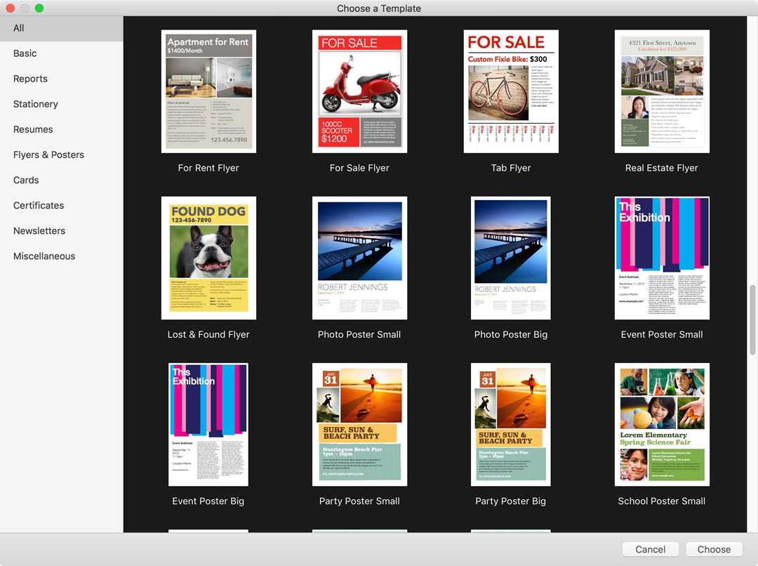 A Few Words On Mac Pages And Templates | Tera Talks For Mac Brochure Templates