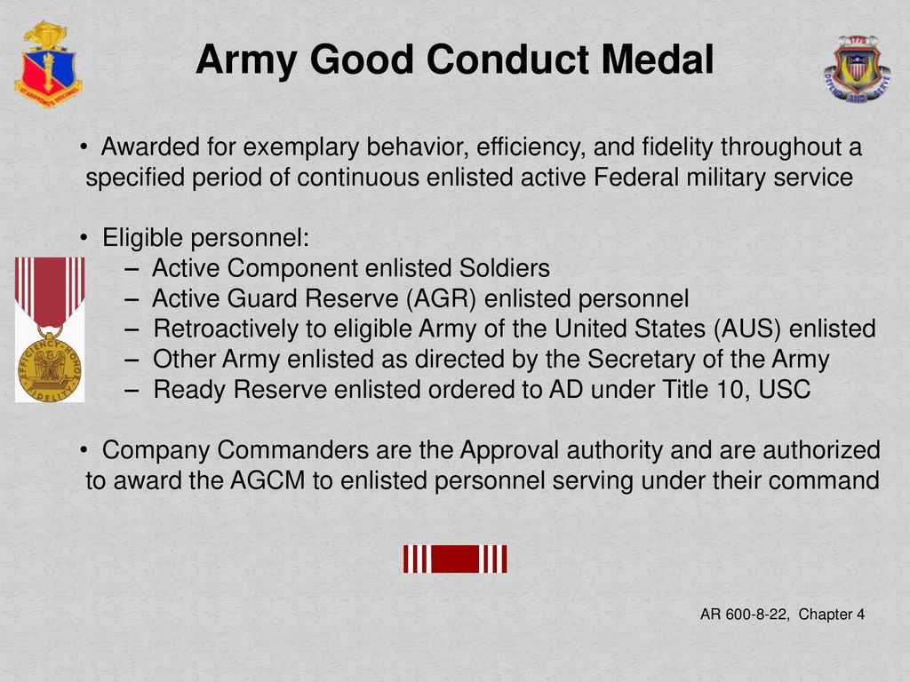 Adjutant General School Administer Awards And Decorations Throughout Army Good Conduct Medal Certificate Template