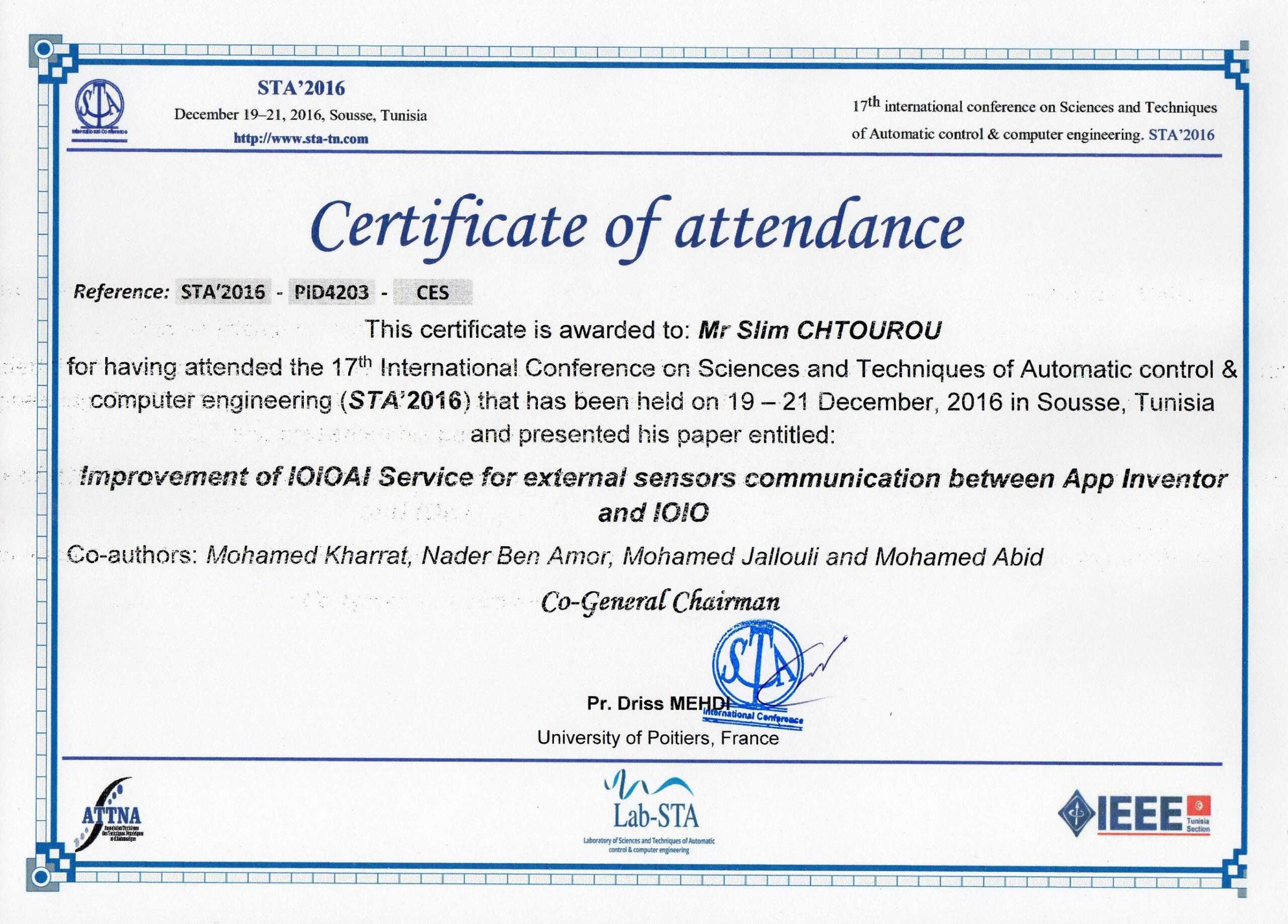 Attendances Pertaining To Certificate Of Attendance Conference Template