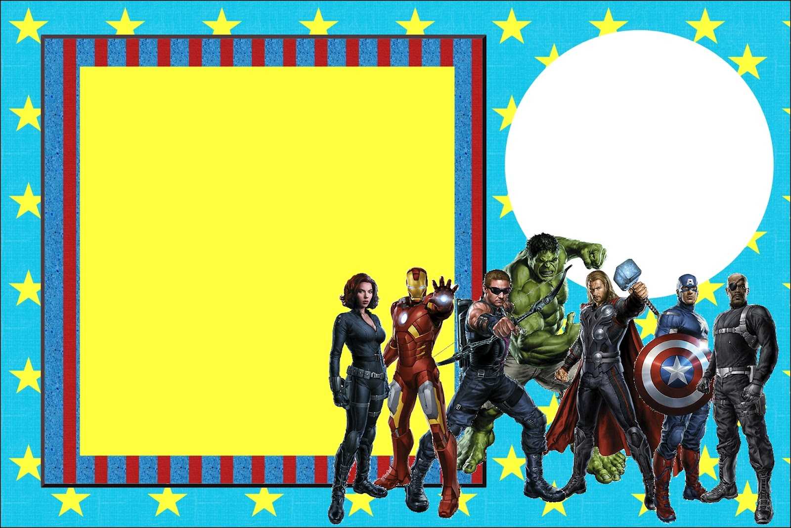 Avengers Free Printable Invitations. – Oh My Fiesta! In English With Avengers Birthday Card Template