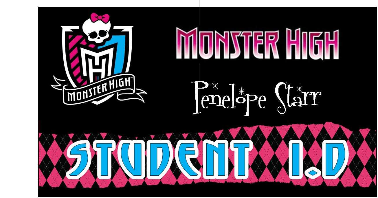 Awesome Monster High Party Games ~ Diy And Printables! Throughout Monster High Birthday Card Template