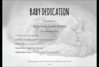 Baby Dedication Certificate Template For Word [Free Printable] within Baby Christening Certificate Template