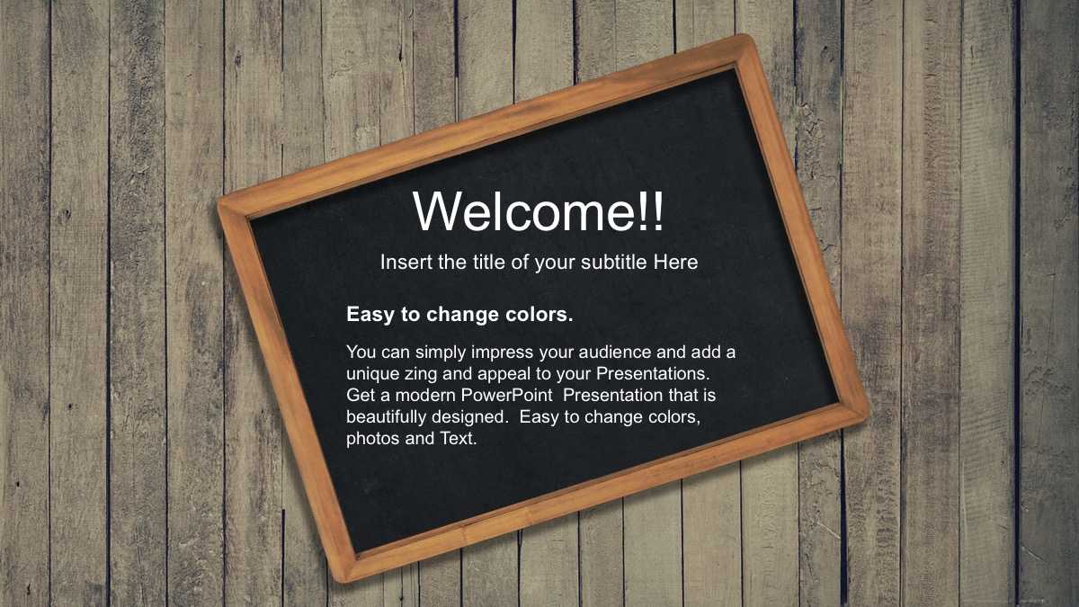 Back To School Free Powerpoint Template Within Back To School Powerpoint Template