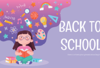 Back To School Social Media Theme For Google Slides And for Back To School Powerpoint Template