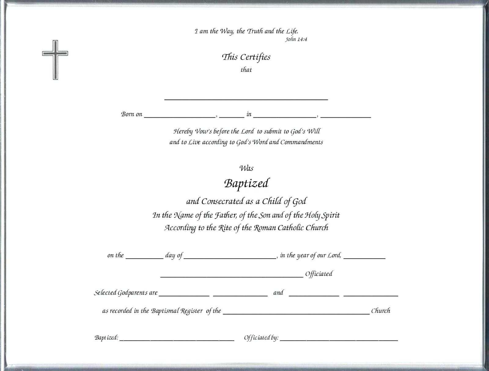 Baptism Certificate Template – Harryatkins In Baby Dedication Certificate Template