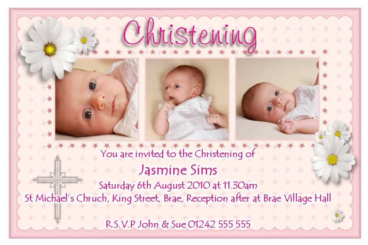 Baptism Invitation Template Free Download – Dalep.midnightpig.co Pertaining To Free Christening Invitation Cards Templates