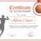 Basketball Awards Certificates - Dalep.midnightpig.co with regard to Basketball Certificate Template
