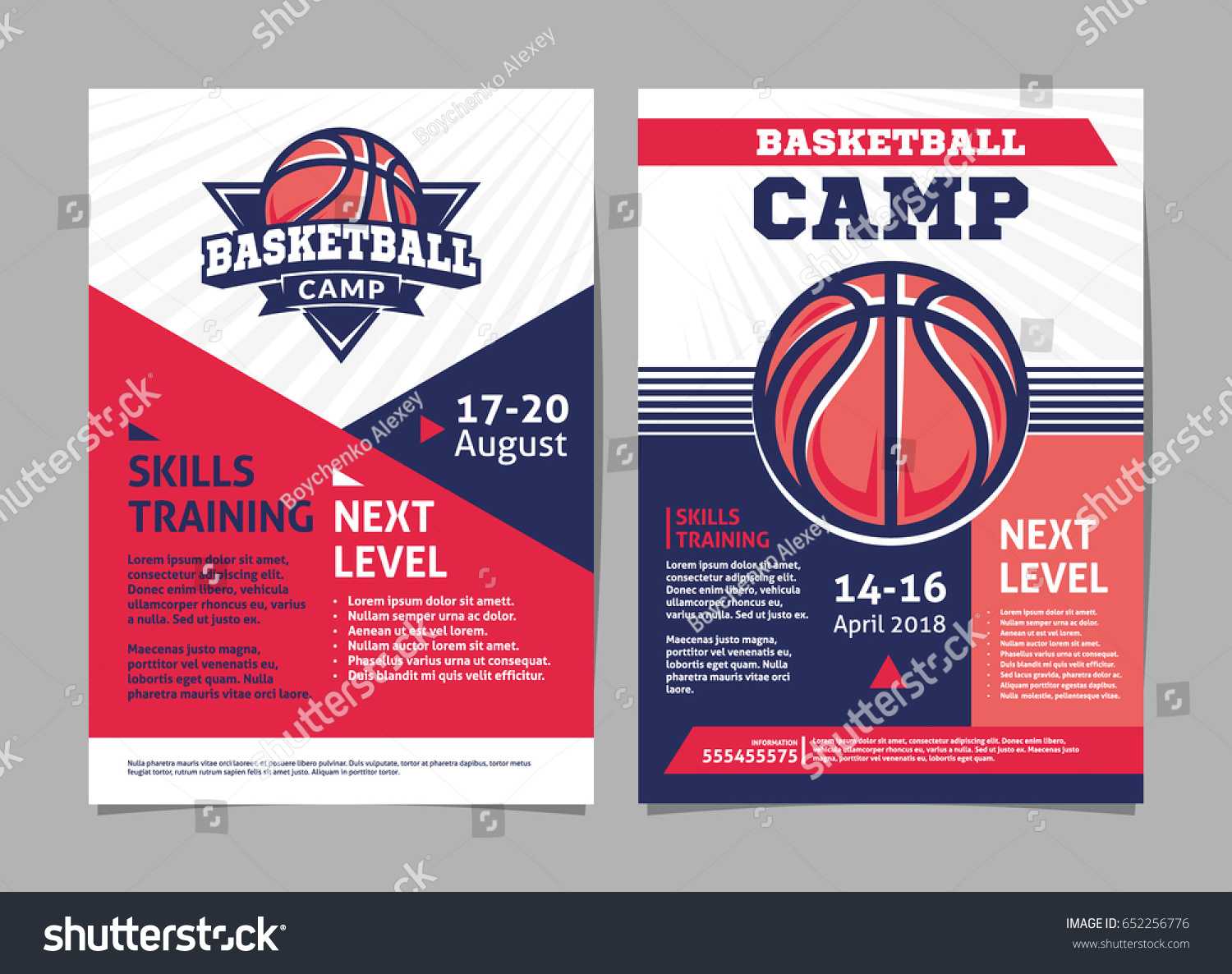 Basketball Camp Posters Flyer Basketball Ball Inside Basketball Camp Brochure Template
