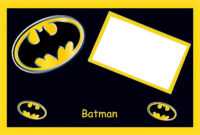 Batman Birthday: Free Printable Cards Or Invitations. - Oh for Batman Birthday Card Template