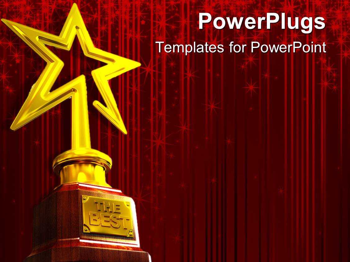 Best 43+ Award Winning Powerpoint Backgrounds On With Award Certificate Template Powerpoint