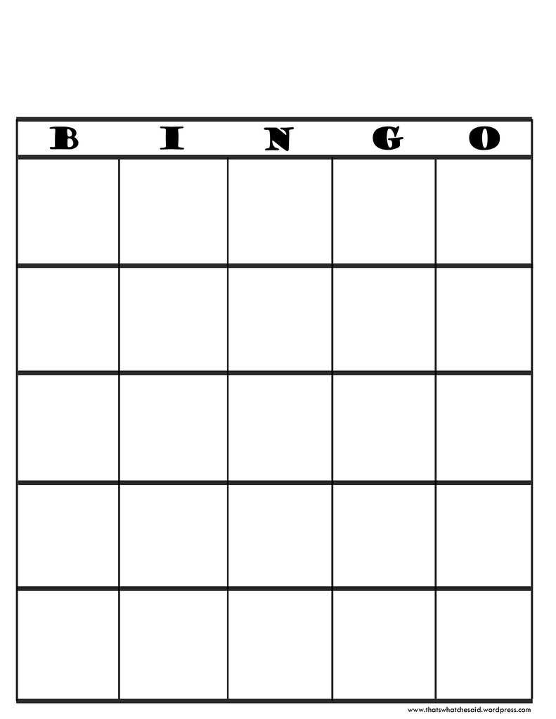 Bingo Board – Falep.midnightpig.co With Regard To Blank Bingo Card Template Microsoft Word