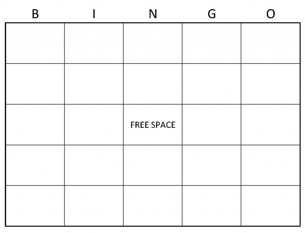 Bingo Card Templates – Dalep.midnightpig.co With Regard To Bingo Card Template Word