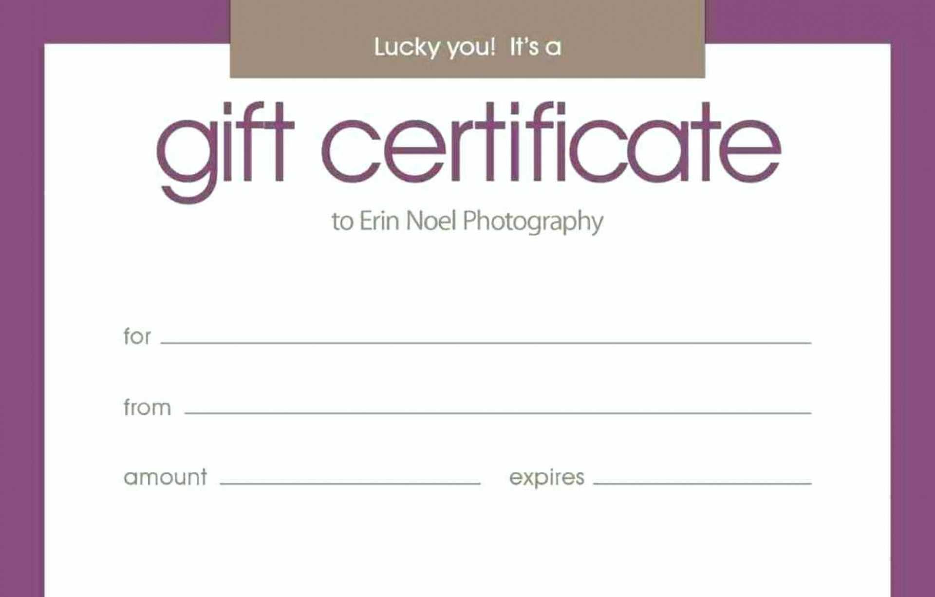 Birthday Gift Certificate Template Free Printable Within Printable Gift Certificates Templates Free