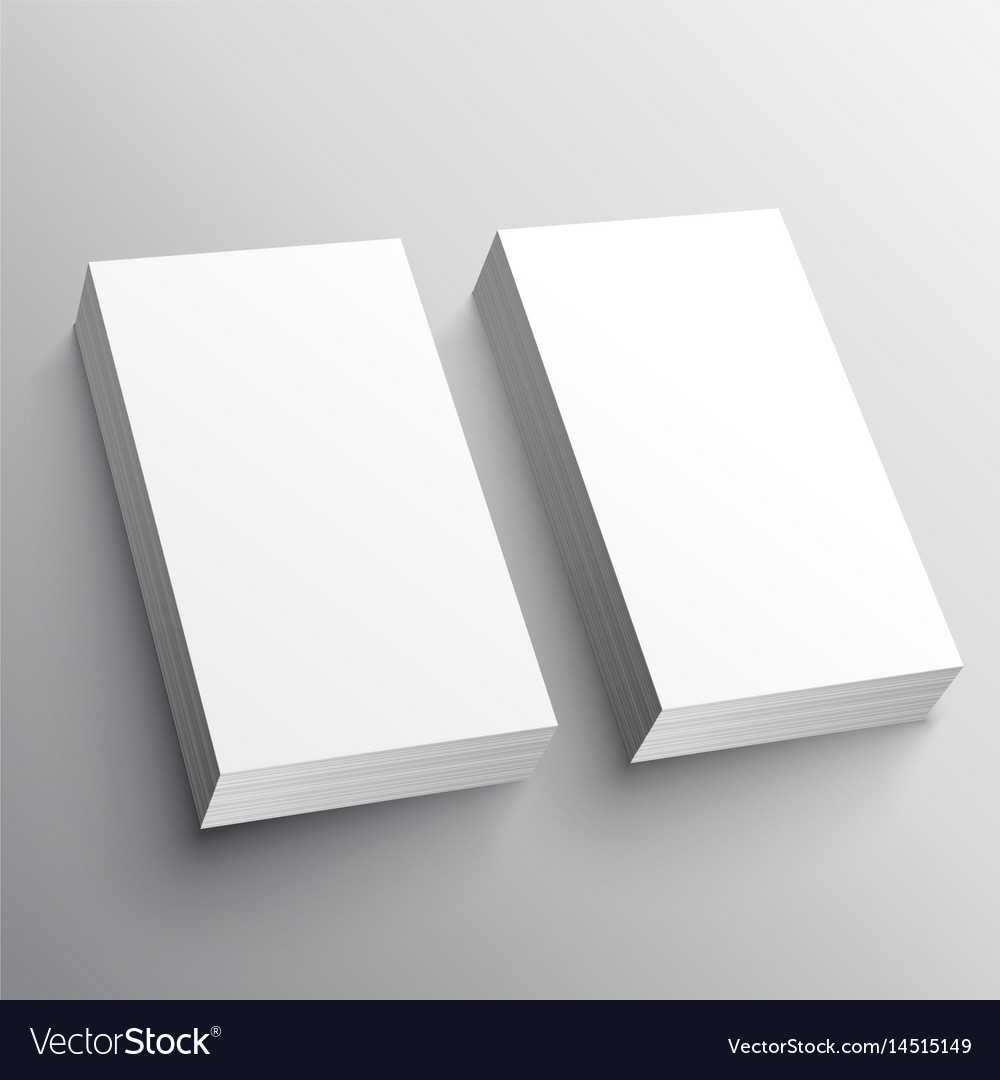 Blank Business Card Mockup Presentation Design Within Plain Business Card Template