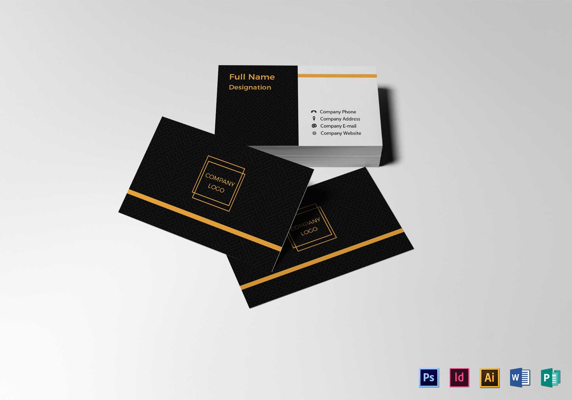 Blank Business Card Template Pertaining To Plain Business Card Template