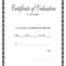 Blank Ordination Certificates – Calep.midnightpig.co With Regard To Ordination Certificate Template