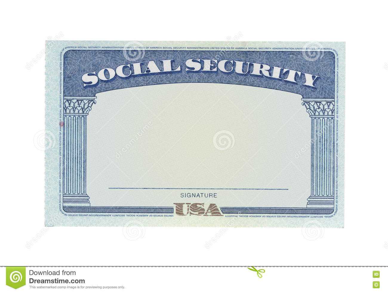 Blank Social Security Card Stock Photos - Download 127 Pertaining To Social Security Card Template Free