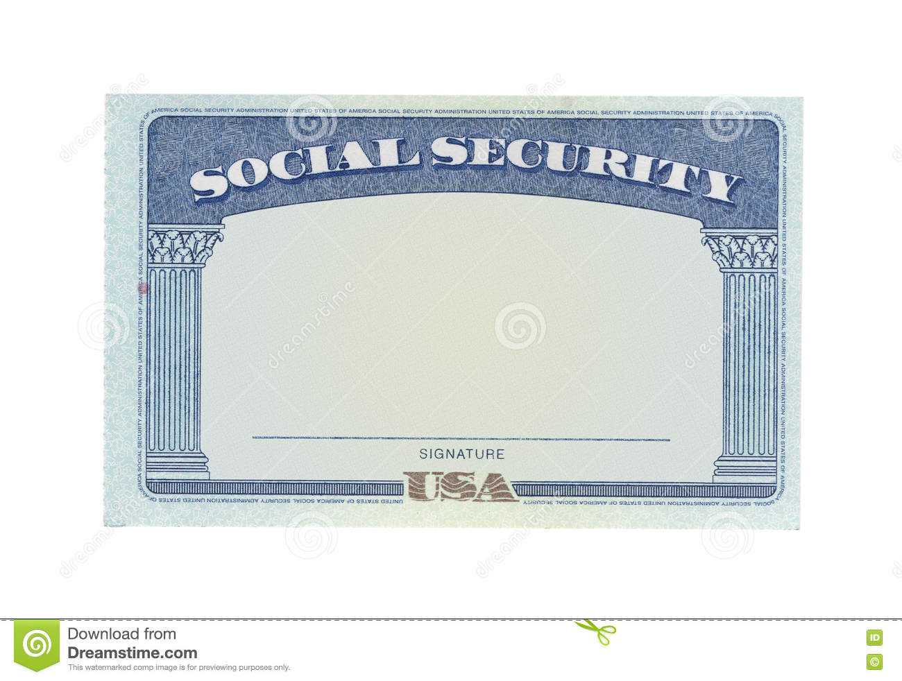 Blank Social Security Card Template Download – Great Inside Fake Social Security Card Template Download