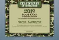 Boot Camp Internship Program Certificate Template inside Boot Camp Certificate Template