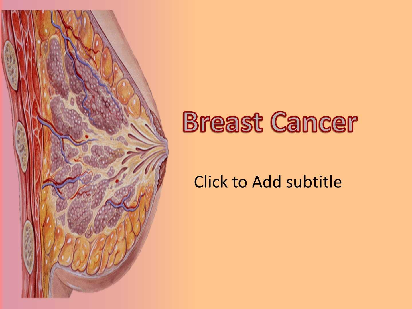 Breast Cancer – Animated Powerpoint Template ~ Free Medical In Free Breast Cancer Powerpoint Templates
