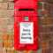 British Post Box With A Message That Reads Sorry You're Intended For Sorry You Re Leaving Card Template