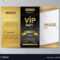 Brochure Template Invitation For Vip Party In Membership Brochure Template