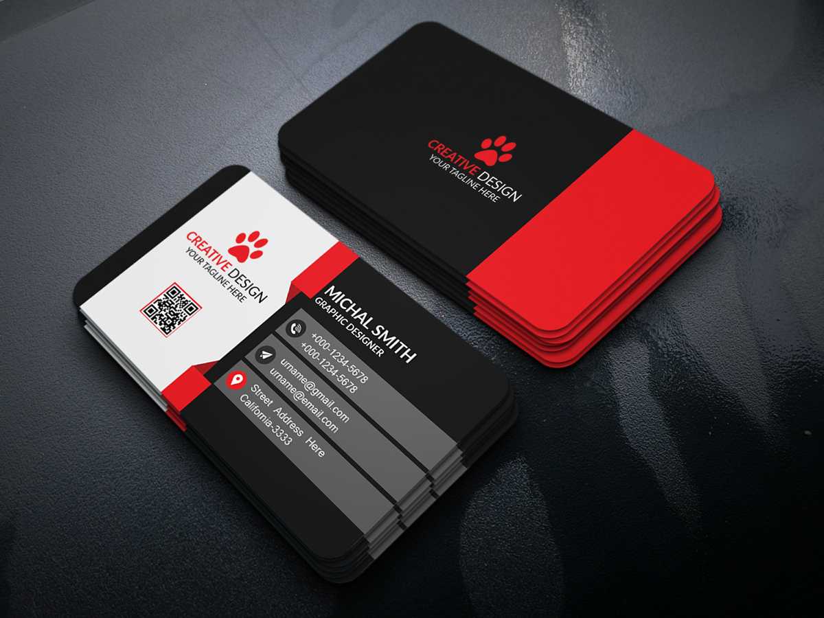 Business Card Design (Free Psd) On Behance Within Name Card Template Psd Free Download