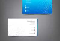 Business Card Template Set 025 Connection Network inside Networking Card Template