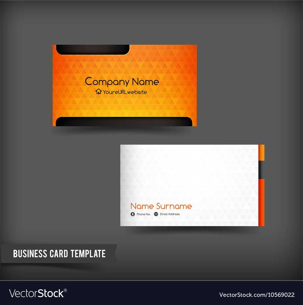 Business Card Template Set 62 Intended For Visiting Card Illustrator Templates Download