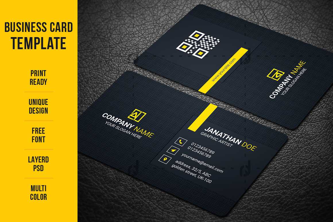 Business Card Template – Vsual Pertaining To Buisness Card Template