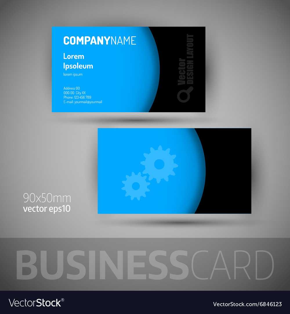 Business Card Template With Sample Texts Intended For Calling Card Free Template