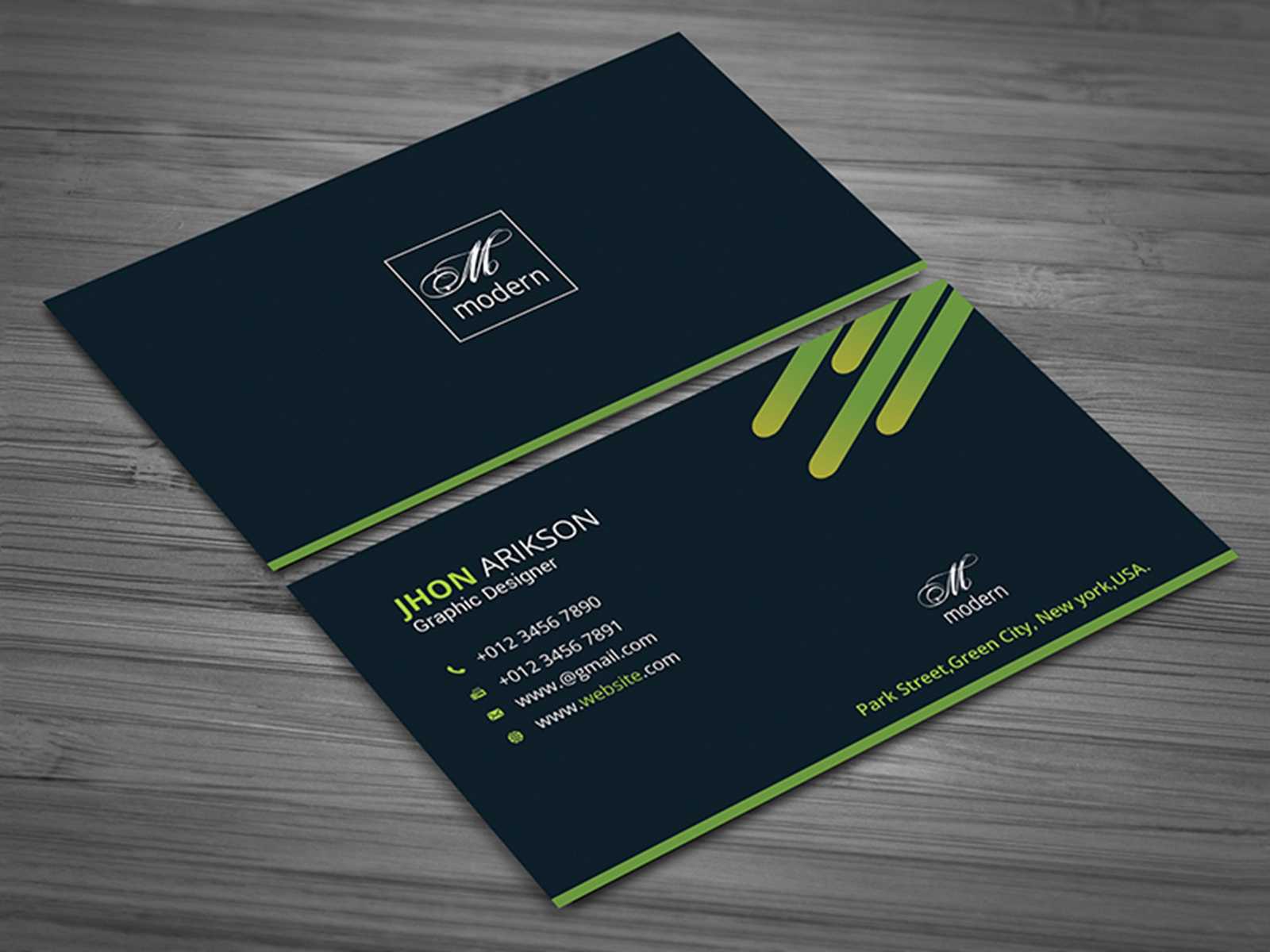 Business Card Templateakhtar Jahan On Dribbble Throughout Buisness Card Template