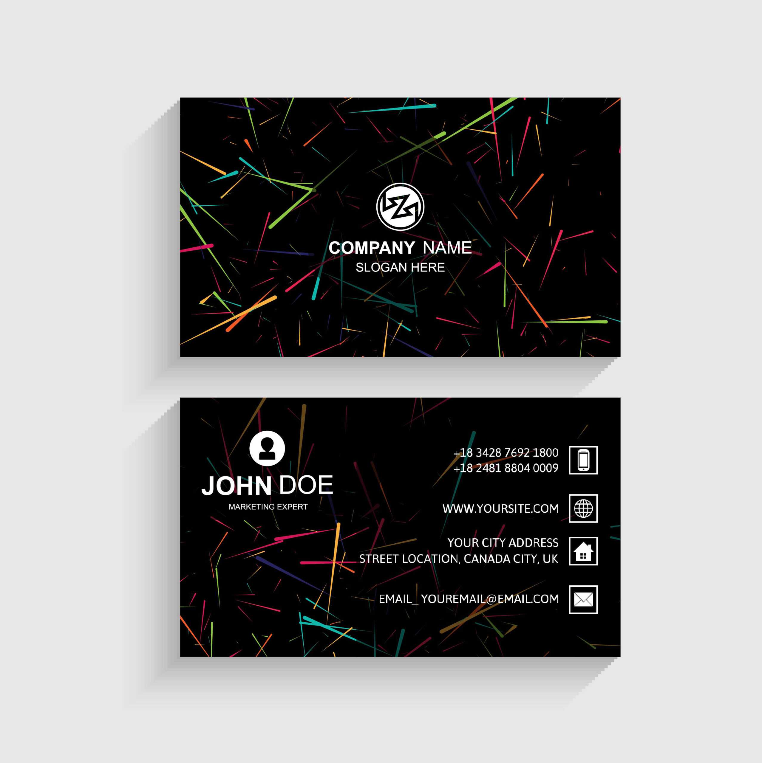 Business Card Templates Free Vector Art – (76,355 Free Within Business Card Maker Template