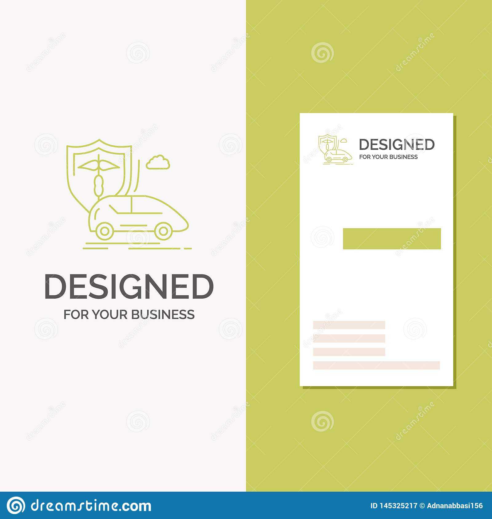 Business Logo For Car, Hand, Insurance, Transport, Safety Inside Car Insurance Card Template Free