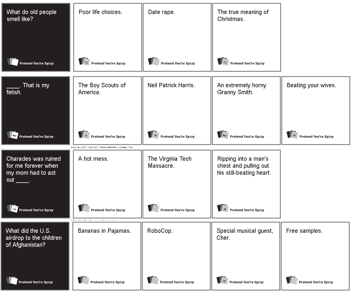 Cards Against Humanity 4Th Expansion Pdf Free – Clcsfr Pertaining To Cards Against Humanity Template