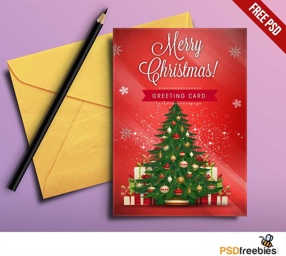 Ce1F2 12 Christmas Greeting Cards Template Images Christmas In Free Photoshop Christmas Card Templates For Photographers