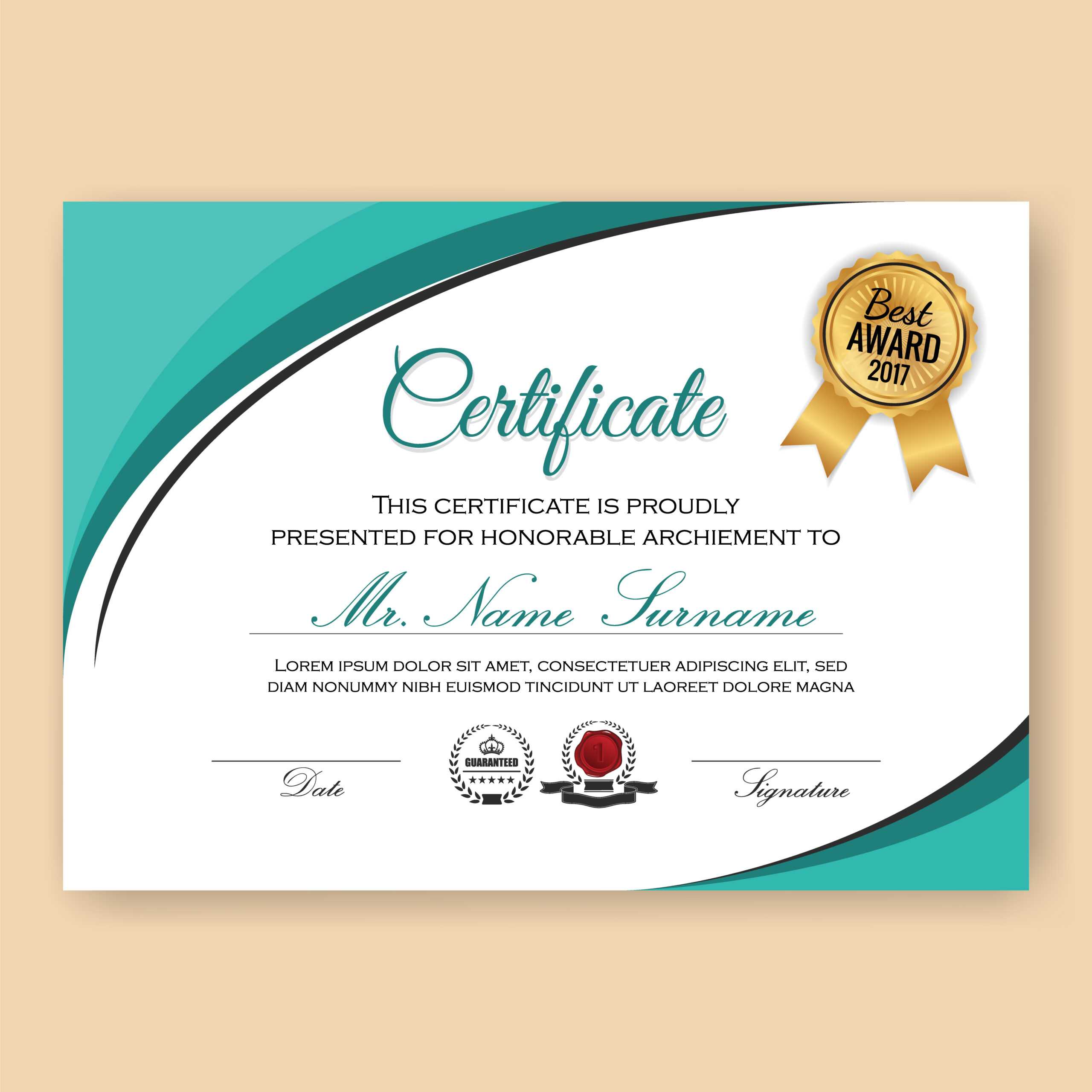 Certificate Border Free Vector Art - (14,434 Free Downloads) Intended For Certificate Border Design Templates