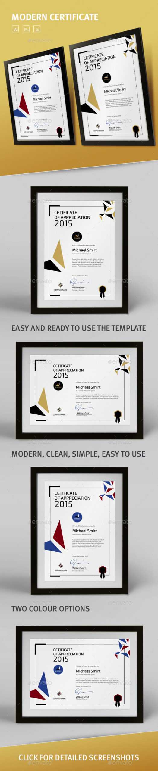 Certificate Graphics, Designs & Templates From Graphicriver With Update Certificates That Use Certificate Templates