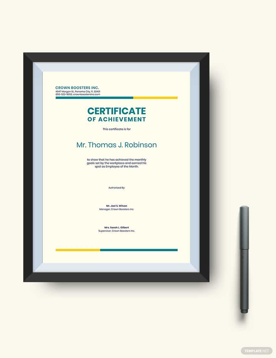 Certificate Of Achievement: Sample Wording & Content Pertaining To Army Certificate Of Achievement Template