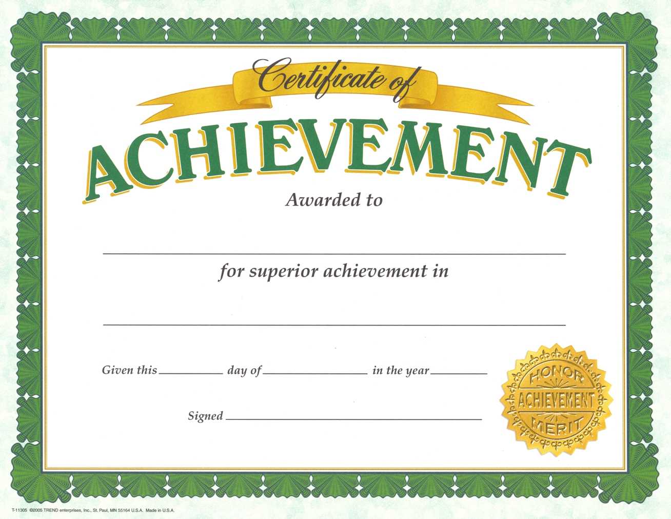 Certificate Of Achievement Template – Certificate Templates Inside Army Certificate Of Achievement Template