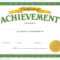 Certificate Of Achievement Template – Certificate Templates Pertaining To Certificate Of Accomplishment Template Free