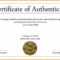 Certificate Of Authenticity Template – Calep.midnightpig.co With Certificate Of Authenticity Photography Template